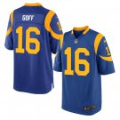Jared Goff #16 Los Angeles Rams Game Player Jersey Men's Royal