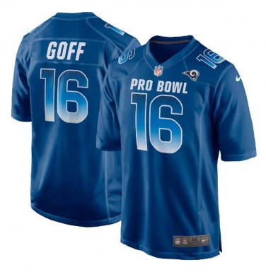Jared Goff #16 NFC Los Angeles Rams 2018 Pro Bowl Game Jersey Royal