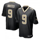 Drew Brees #9 New Orleans Saints Game Player Jersey Men's Black