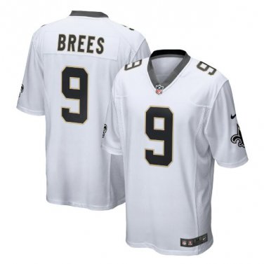 Drew Brees #9 New Orleans Saints Game Player Jersey Men's White