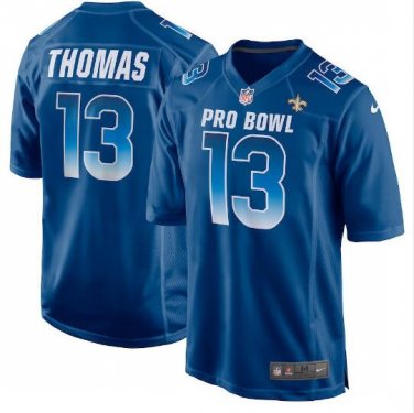 Michael Thomas #13 NFC New Orleans Saints 2018 Pro Bowl Game Jersey Royal