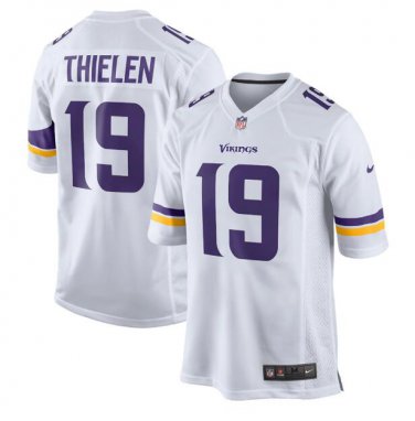 Adam Thielen #19 Minnesota Vikings Game Player Jersey Men's White