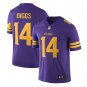 Stefon Diggs #14 Minnesota Vikings Color Rush Limited Player Jersey Men's Purple