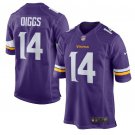 Stefon Diggs #14 Minnesota Vikings Game Player Jersey Men's Purple