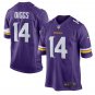 Stefon Diggs #14 Minnesota Vikings Game Player Jersey Men's Purple