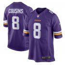Kirk Cousins #8 Minnesota Vikings Game Player Jersey Men's Purple