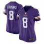 Kirk Cousins #8 Minnesota Vikings Game Player Jersey Women's Purple