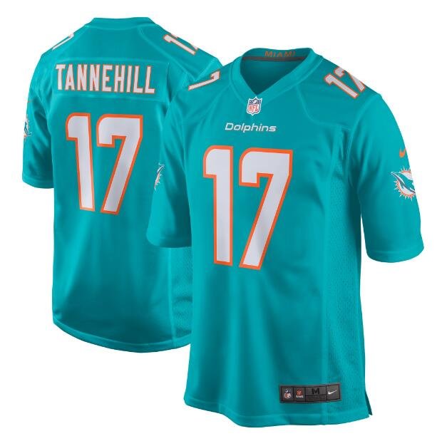 Ryan Tannehill #17 Miami Dolphins New 2018 Game Player Jersey Men's Aqua