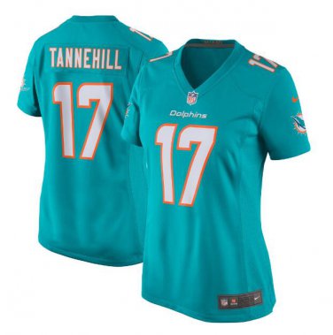 Ryan Tannehill #17 Miami Dolphins New 2018 Game Player Jersey Women's Aqua