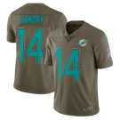 Jarvis Landry #14 Miami Dolphins Salute To Service Limited Player Jersey Men's Olive