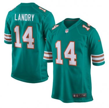 Jarvis Landry #14 Miami Dolphins Game Player Jersey Men's Aqua
