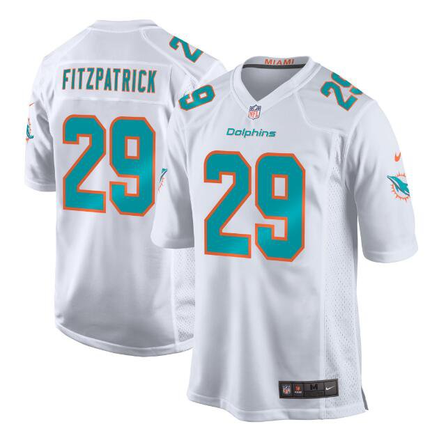 Minkah Fitzpatrick #29 Miami Dolphins New 2018 Game Player Jersey Men's ...