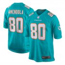 Danny Amendola #80 Miami Dolphins New 2018 Game Player Jersey Men's Aqua