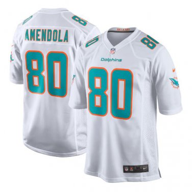 Danny Amendola #80 Miami Dolphins New 2018 Game Player Jersey Men's White