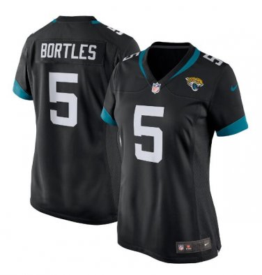 Blake Bortles #5 Jacksonville Jaguars New 2018 Game Player Jersey Women's Black