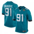 Yannick Ngakoue #91 Jacksonville Jaguars New 2018 Game Player Jersey Men's Teal