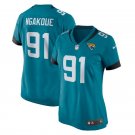 Yannick Ngakoue #91 Jacksonville Jaguars New 2018 Game Player Jersey Women's Teal