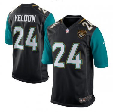 TJ Yeldon #24 Jacksonville Jaguars Game Player Jersey Men's Black