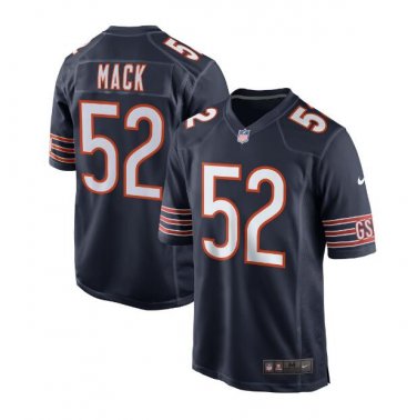 Khalil Mack #52 Chicago Bears Game Player Jersey Men's Navy