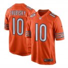 Mitchell Trubisky #10 Chicago Bears Game Player Jersey Men's Orange
