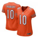 Mitchell Trubisky #10 Chicago Bears Game Player Jersey Women's Orange
