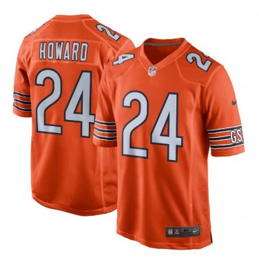 Jordan Howard #24 Chicago Bears Game Player Jersey Men's Orange