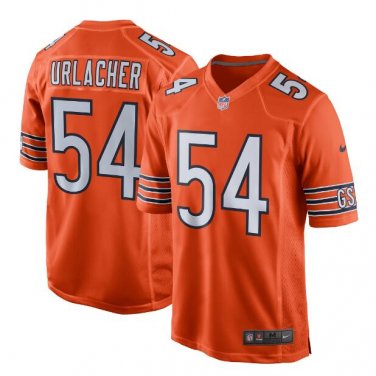 Brian Urlacher #54 Chicago Bears Game Player Jersey Men's Orange