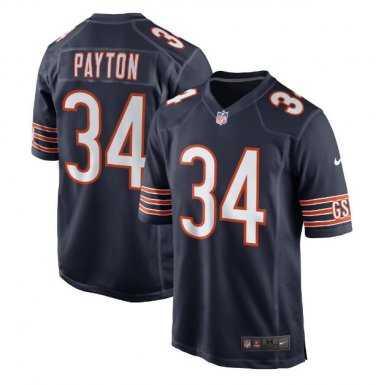 Walter Payton #34 Chicago Bears Game Player Jersey Men's Navy