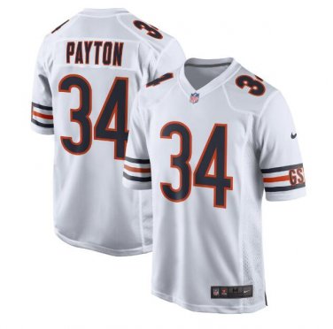 Walter Payton #34 Chicago Bears Game Player Jersey Men's White