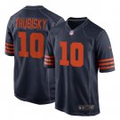 Mitchell Trubisky #10 Chicago Bears Throwback Game Player Jersey Men's Navy