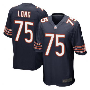 Kyle Long #75 Chicago Bears Game Player Jersey Men's Navy