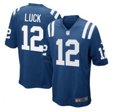 Andrew Luck #12 Indianapolis Colts Game Player Jersey Men's Royal