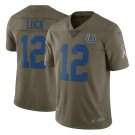 Andrew Luck #12 Indianapolis Colts Limited Player Jersey Men's Olive