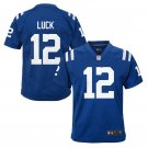 Andrew Luck #12 Indianapolis Colts Game Player Jersey Youth Royal