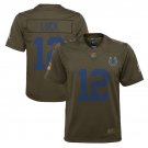 Andrew Luck #12 Indianapolis Colts Game Player Jersey Youth Olive