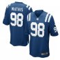 Robert Mathis #98 Indianapolis Colts Game Player Jersey Men's Royal