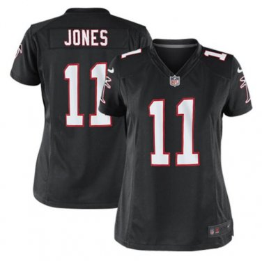 Julio Jones #11 Atlanta Falcons Game Player Jersey Women's Black