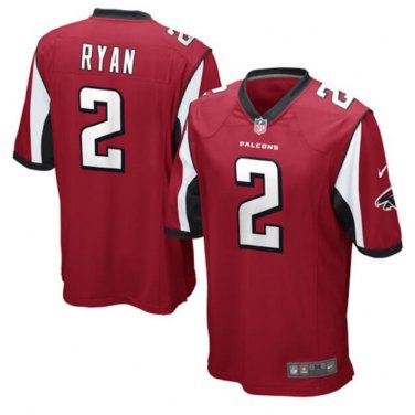Matt Ryan #2 Atlanta Falcons Game Player Jersey Men's Red