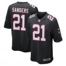 Deion Sanders #21 Atlanta Falcons Game Player Jersey Men's Black