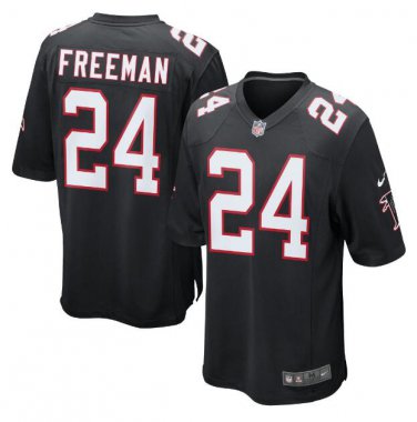 Devonta Freeman #24 Atlanta Falcons Game Player Jersey Men's Black