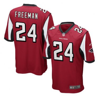 Devonta Freeman #24 Atlanta Falcons Game Player Jersey Men's Red