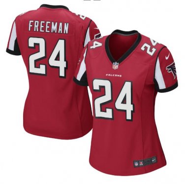 Devonta Freeman #24 Atlanta Falcons Game Player Jersey Women's Red