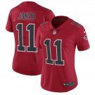 Julio Jones #11 Atlanta Falcons Color Rush Limited Player Jersey Women's Red