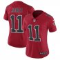 Julio Jones #11 Atlanta Falcons Color Rush Limited Player Jersey Women's Red
