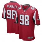 Takkarist McKinley #98 Atlanta Falcons Game Player Jersey Men's Red