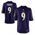 Justin Tucker #9 Baltimore Ravens Game Player Jersey Men's Purple