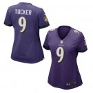 Justin Tucker #9 Baltimore Ravens Game Player Jersey Women's Purple