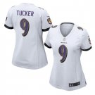 Justin Tucker #9 Baltimore Ravens Game Player Jersey Women's White