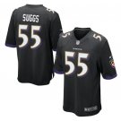 Terrell Suggs #55 Baltimore Ravens Game Player Jersey Men's Black