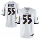 Terrell Suggs #55 Baltimore Ravens Game Player Jersey Men's White